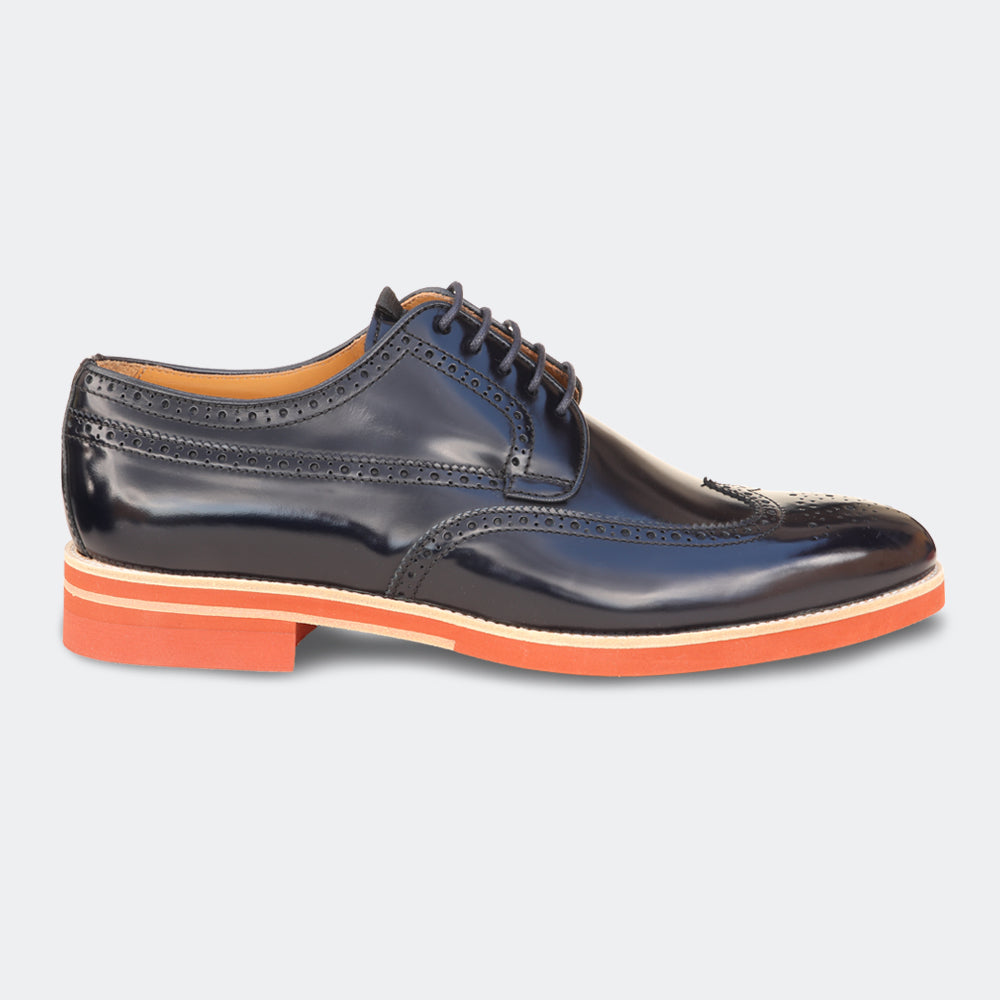 Navy blue brogue derby. TELMO NAVY BLUE George's Shoes Store Navy blue brogue derby. TELMO NAVY BLUE George's Shoes Store