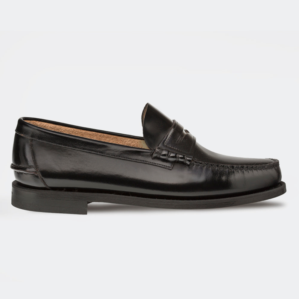 Georges Shoes | Tubular moccasin for men maximum comfort YALE BLACK ...
